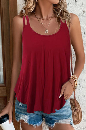 Adorably Yours Scoop Neck Double-Strap Cami
