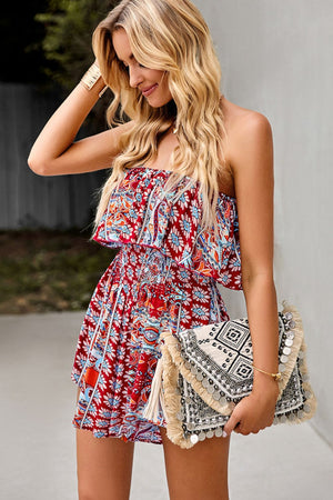 Deeper Connection Smocked Waist Romper