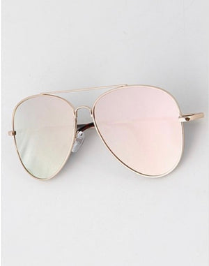 Sun Bunny Pink Aviator Sunglasses