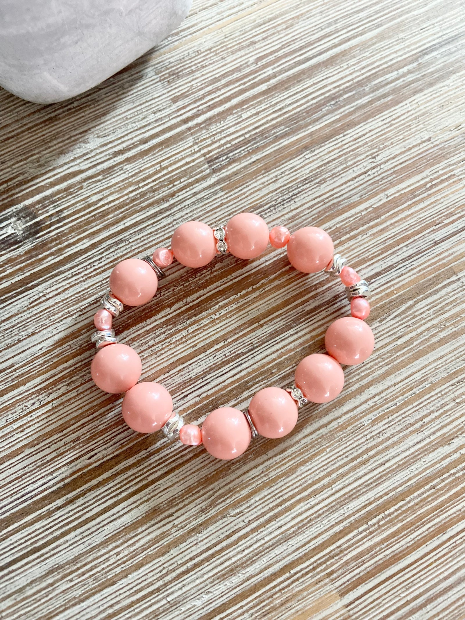 Make You Blush Swarovski Pearl Bracelet