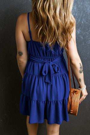 Every Now And Then Tiered Mini Dress