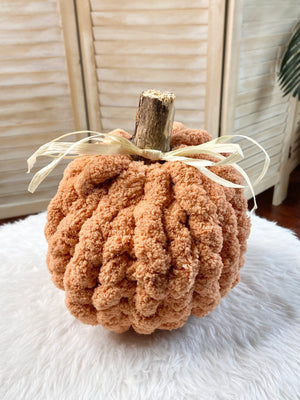 Autumn Harvest Knit Pumpkin-dusty orange