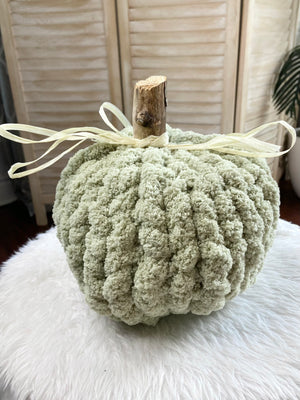 Autumn Hearth Knit Pumpkin-large sage