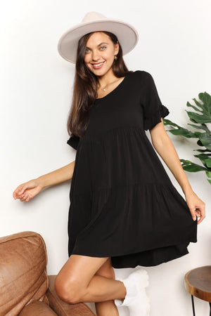 Up To Chance Tiered Dress