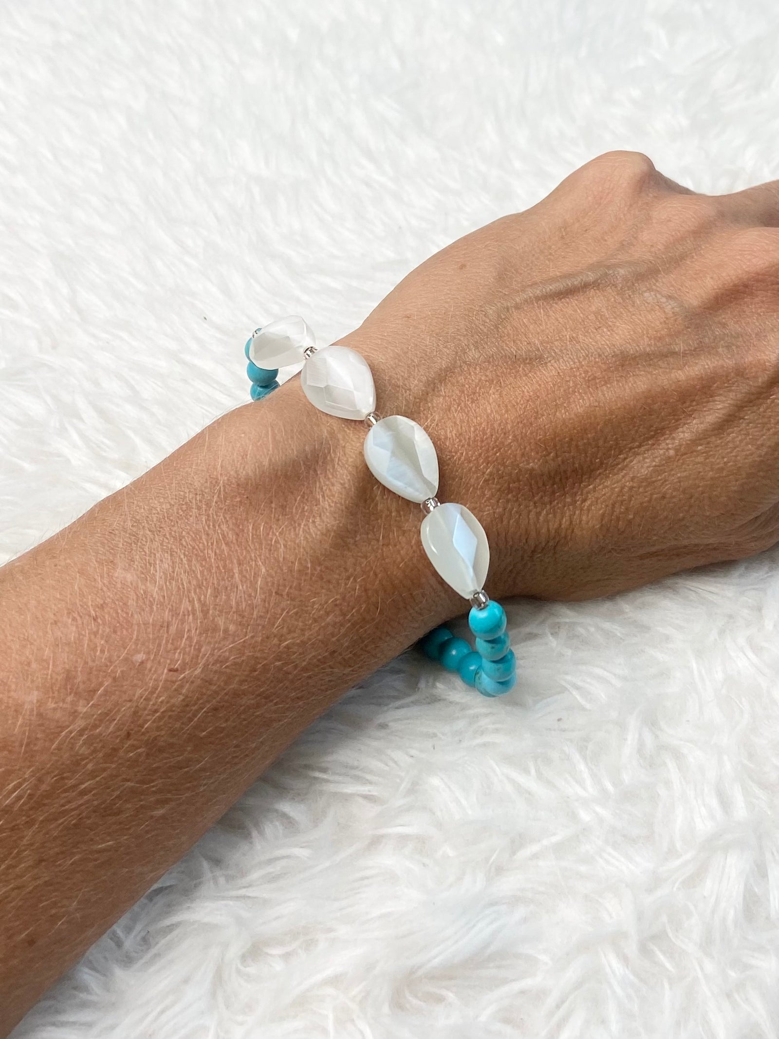 Tropical Whisper Magnesite Bracelet