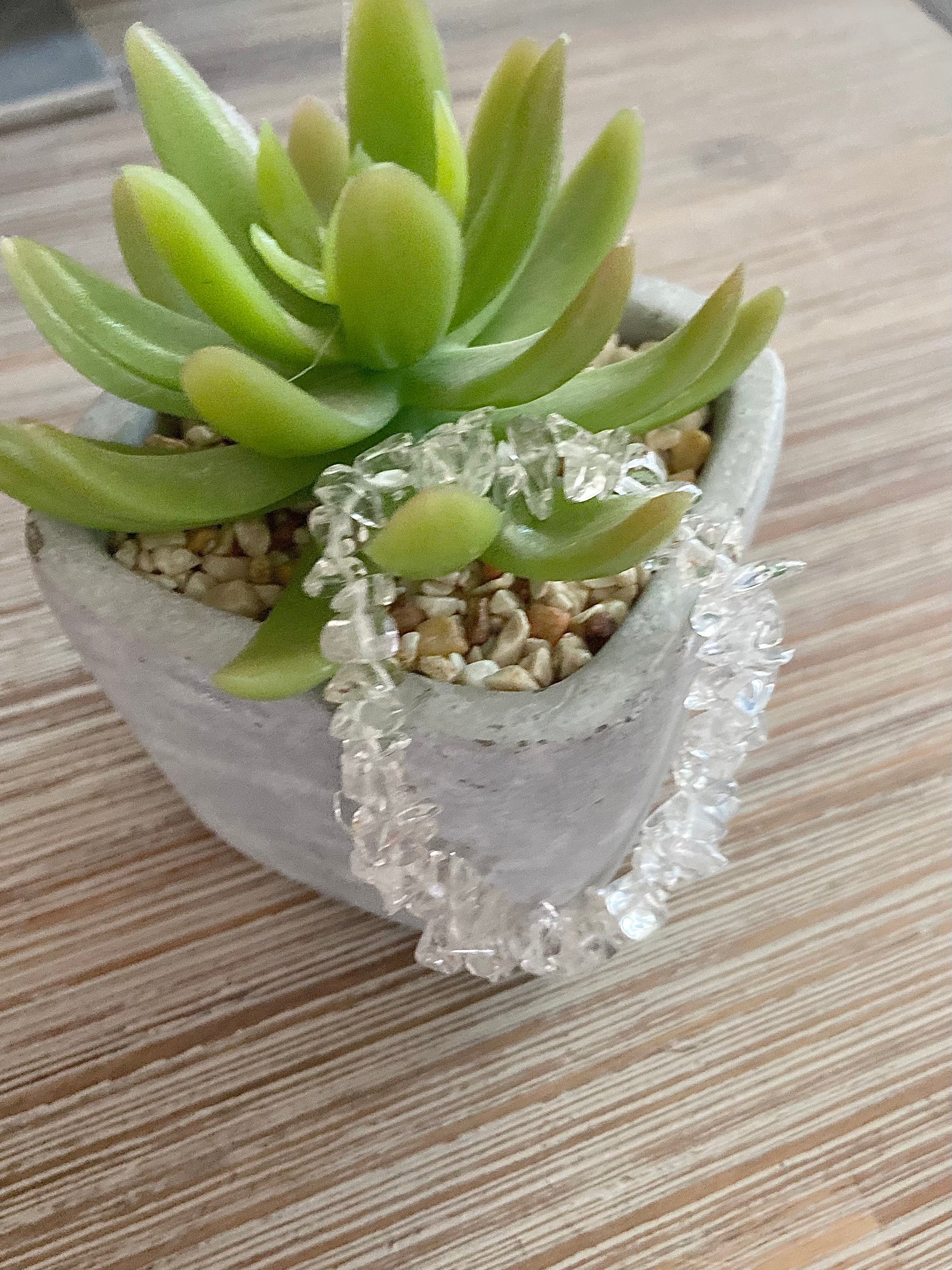 Arctic Glow Quartz Bracelet