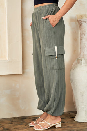 All The Better Textured Rib Cargo Pants