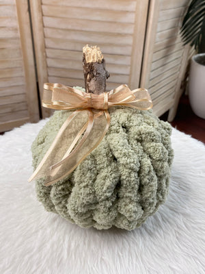 Autumn Harvest Knit Pumpkin-sage