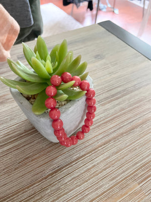 Crimson Peak Jade Bracelet