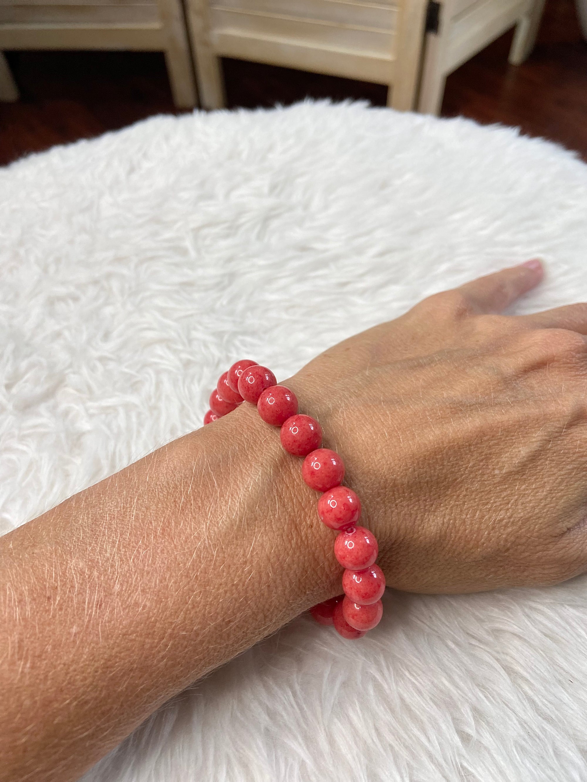 Crimson Peak Jade Bracelet