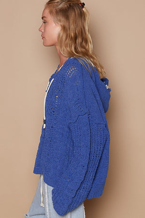 Cozy Comfort Hooded Chenille Sweater