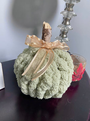 Autumn Harvest Knit Pumpkin-sage