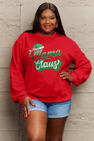 MAMA CLAUS Graphic Sweatshirt