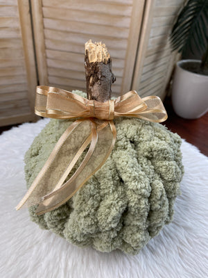 Autumn Harvest Knit Pumpkin-sage