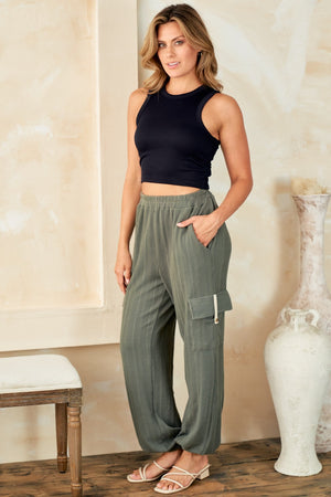 All The Better Textured Rib Cargo Pants