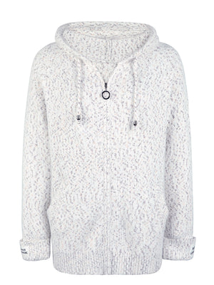 Hazy Horizon Zip-Up Hooded Sweater