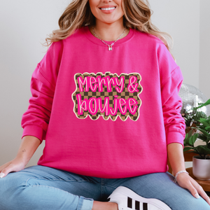 Merry & Boujee Graphic Tee and Sweatshirt