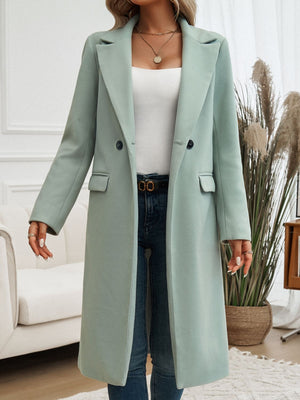 Divine Days Pocketed Trench Coat