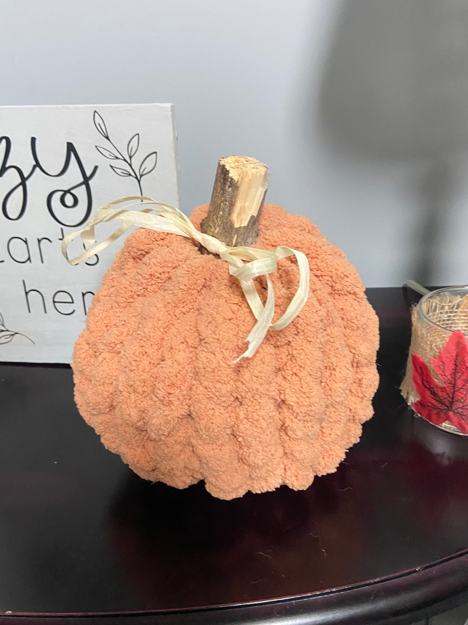 Autumn Harvest Knit Pumpkin-dusty orange