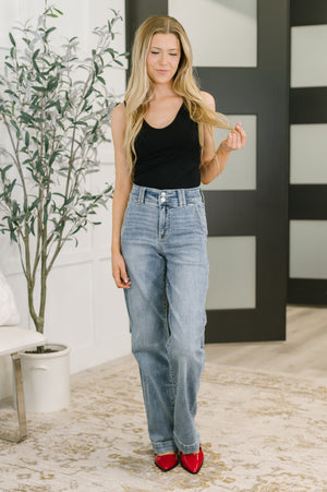 Carrie High Waist Wide Leg Jeans