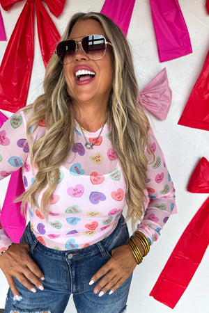 PREORDER: Valentines Dress It Up Mesh Tops