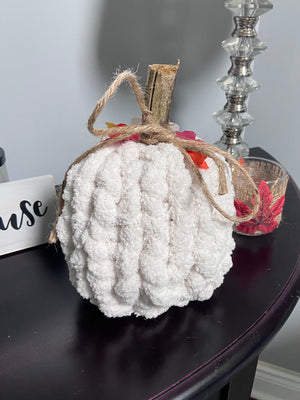 Autumn Harvest Knit Pumpkin-ivory