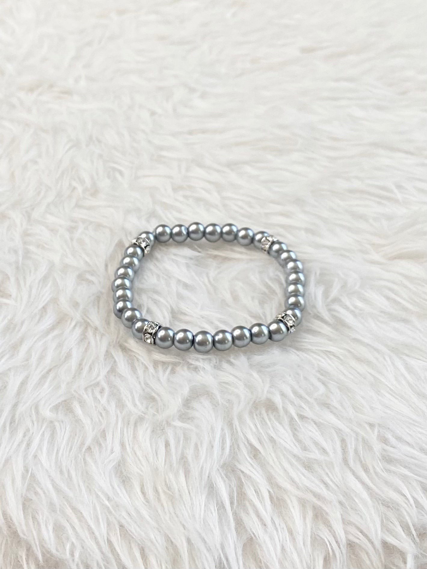 Silver Swarovski Pearl Bracelet