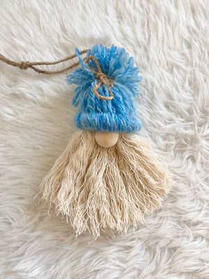 Cozy Winter Yarn Gnome Ornament