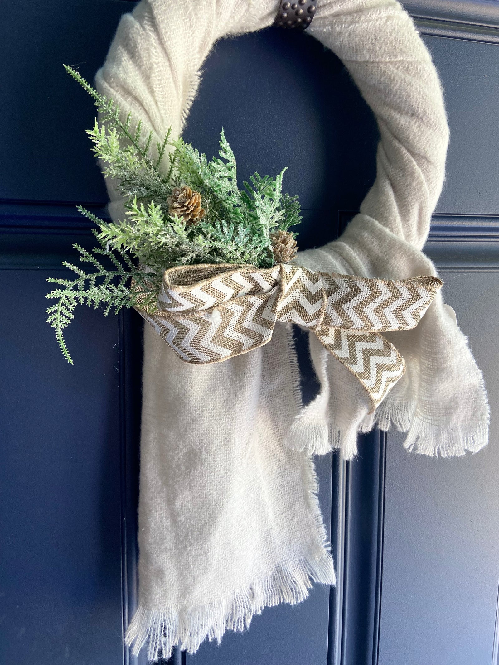 Cozy Pines Winter Wreath