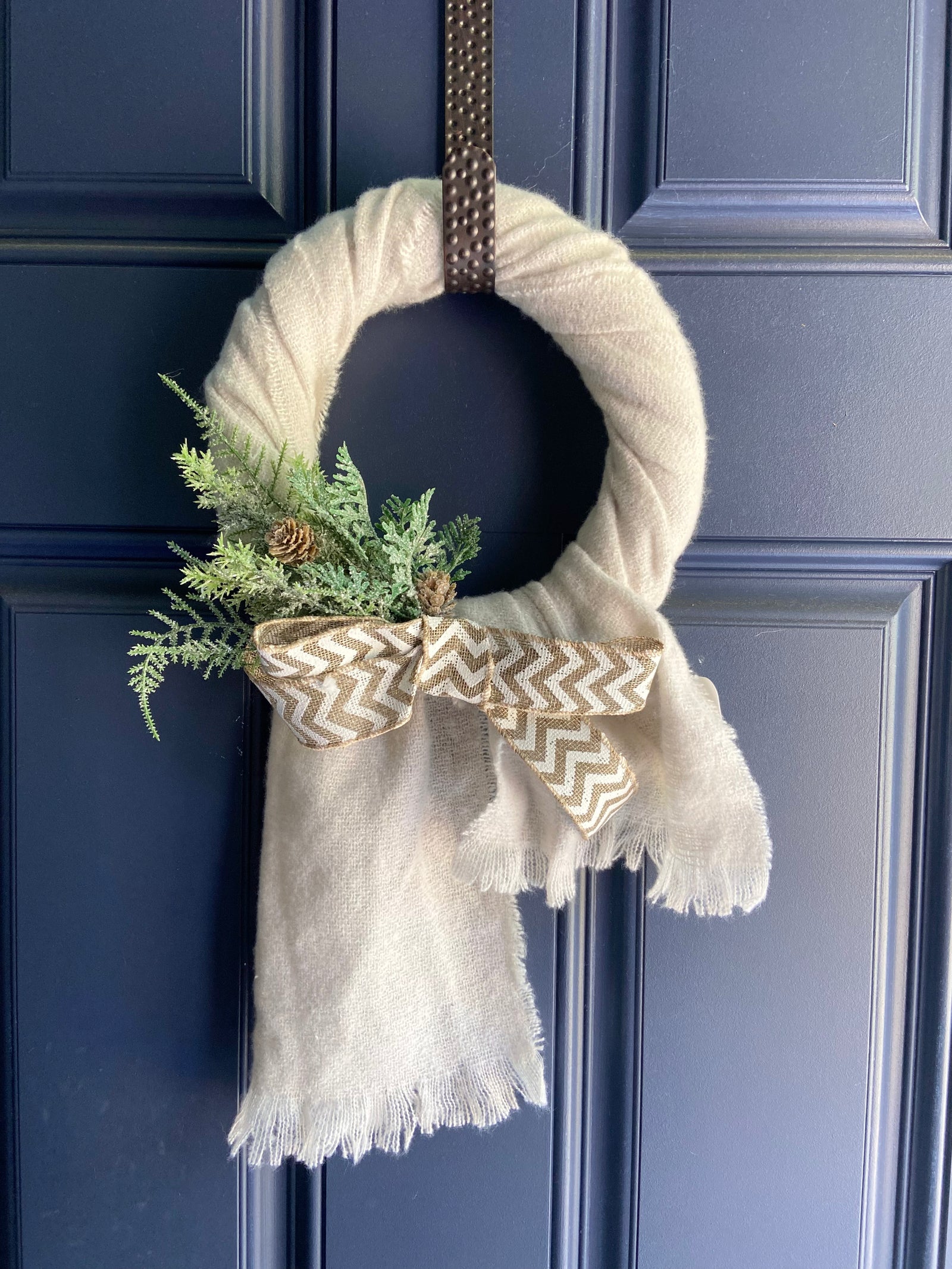 Cozy Pines Winter Wreath