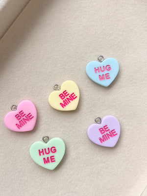 Conversation Heart Charm