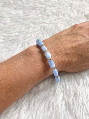 Shimmering Sky Bead Bracelet