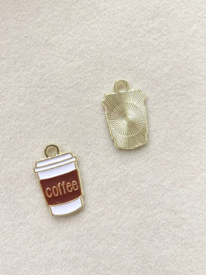 Enamel Coffee Cup Charm