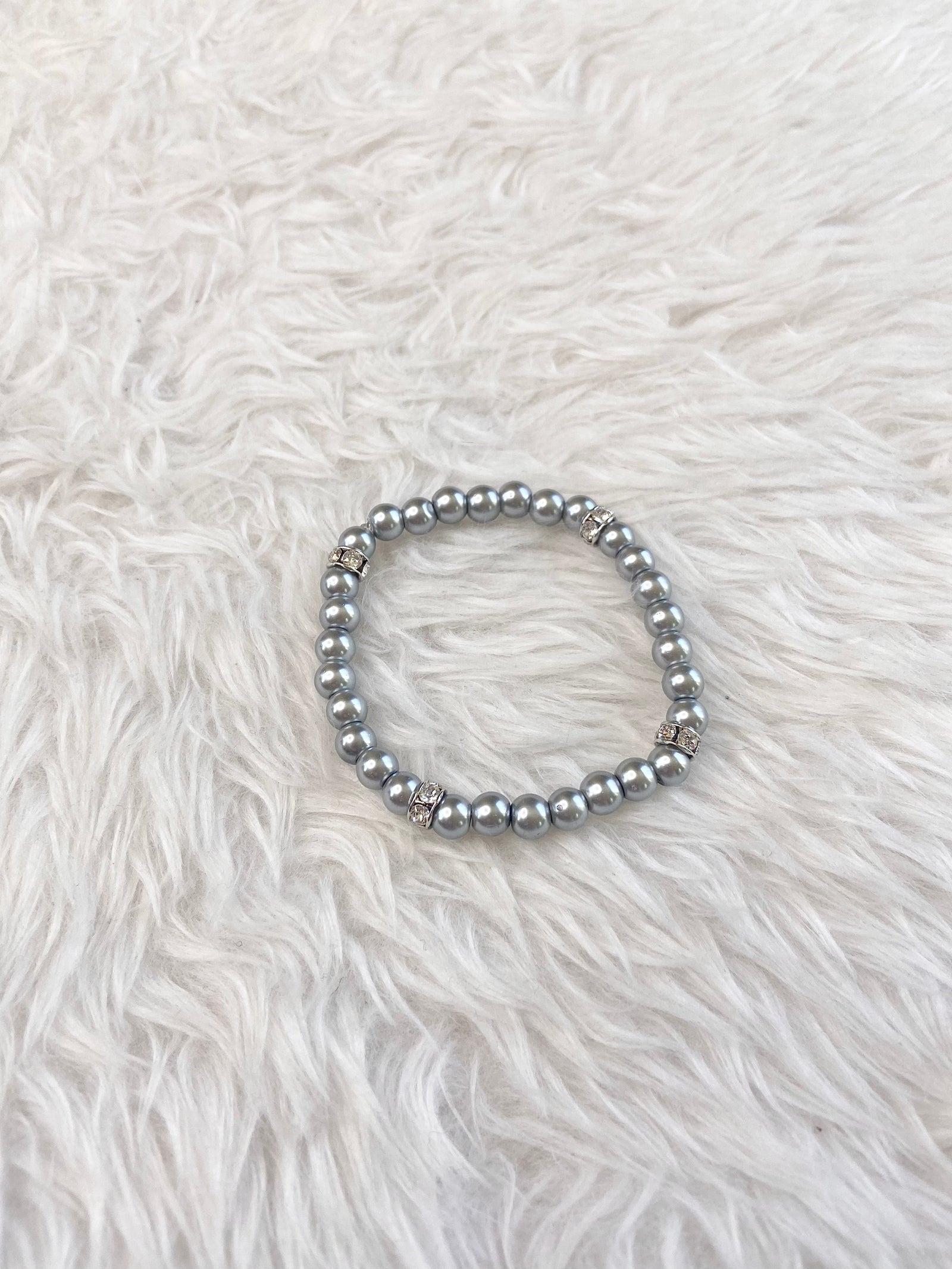 Silver Swarovski Pearl Bracelet