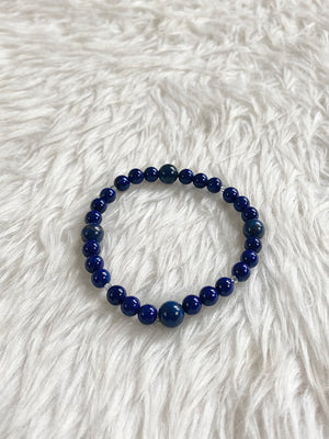 Azure Majesty Gemstone Bracelet