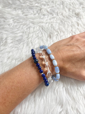 Shimmering Sky Bead Bracelet