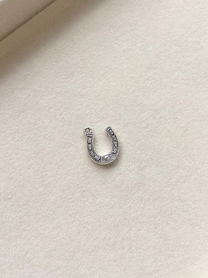 Silver Horseshoe Charm