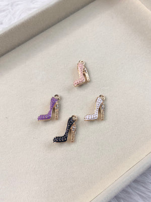 Crystal Studded High Heel Charm