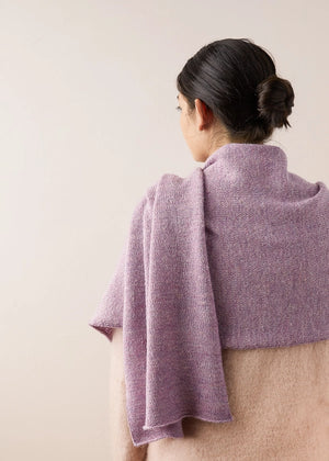 Andean Lavender Luxe Artisan Wrap/Scarf
