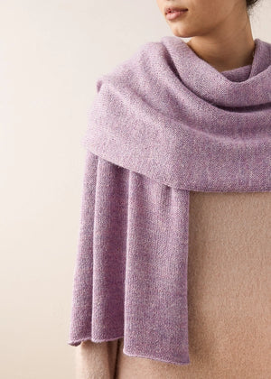 Andean Lavender Luxe Artisan Wrap/Scarf