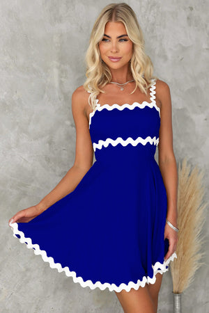 State Of Bliss Contrast Trim Dress