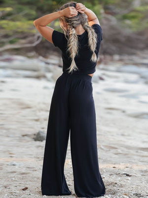 Comfy Couture T-Shirt and Wide Leg Pants Set