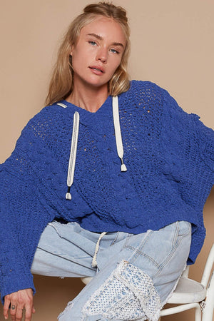 Cozy Comfort Hooded Chenille Sweater