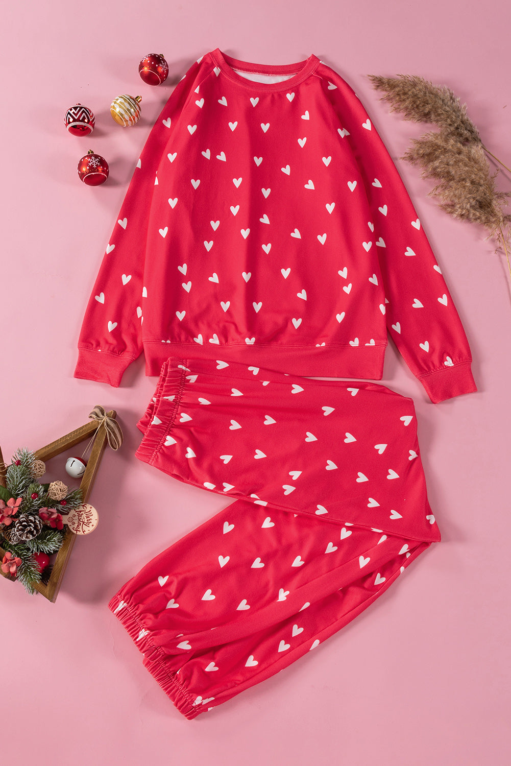 Candy Heart Comfort Top and Pants Set