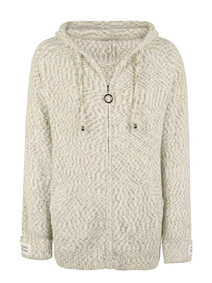 Hazy Horizon Zip-Up Hooded Sweater