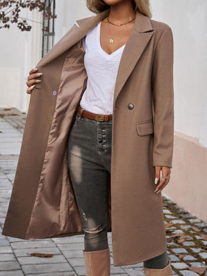 Divine Days Pocketed Trench Coat