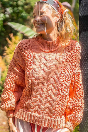 Timberline Texture Cable Knit Sweater