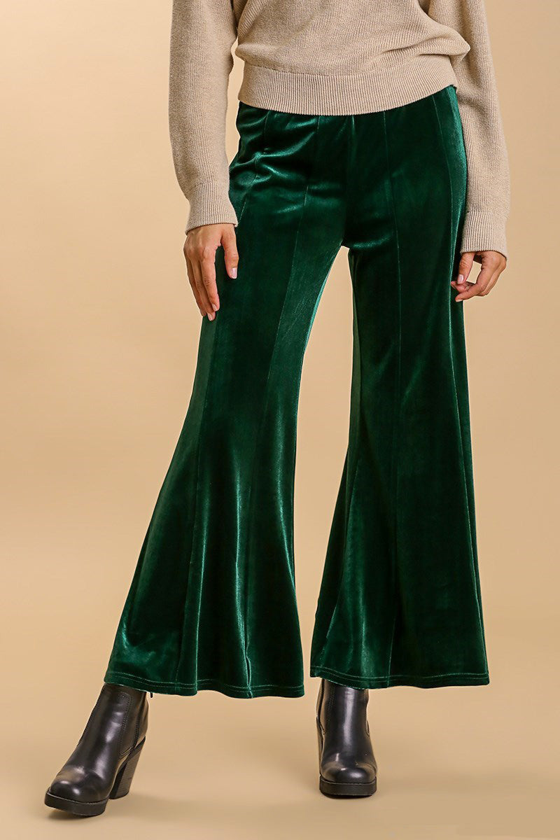 Own The Night Velvet Flare Pants