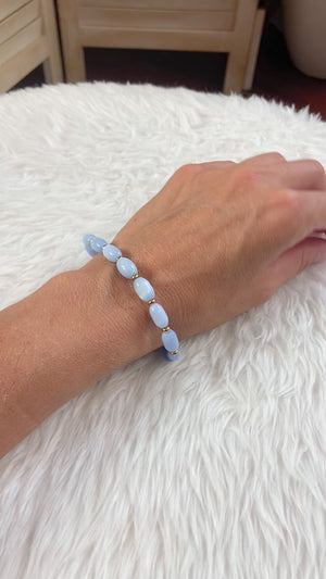 Shimmering Sky Bead Bracelet