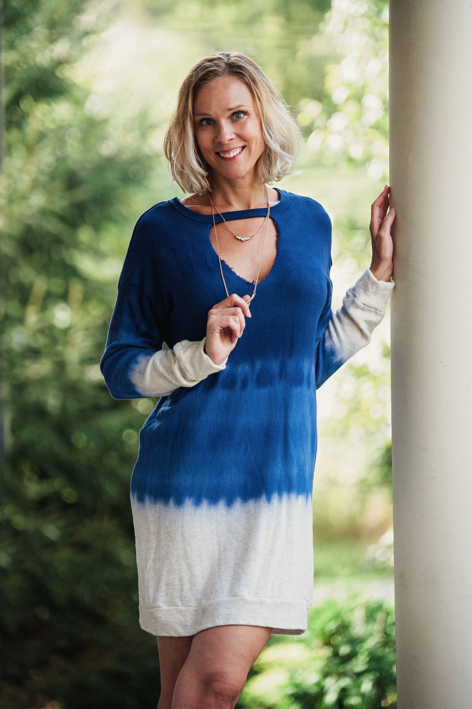 Cozy Cabin Dress  - The Peach Mimosa 